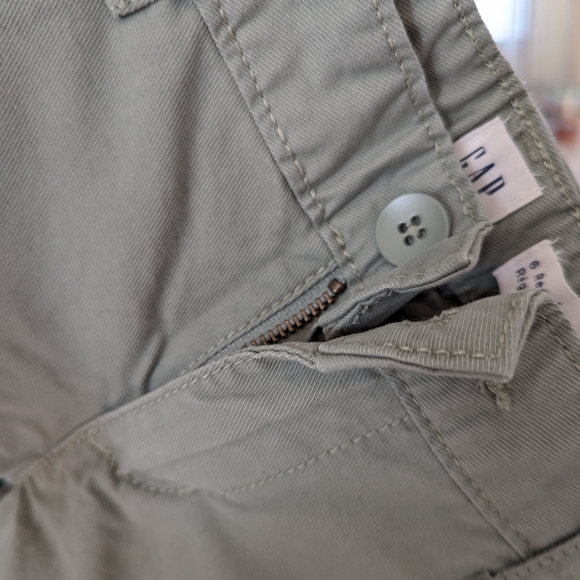 NWOT Gap Kids Khaki Green Shorts in Size 6 Girls - Picture 5 of 5